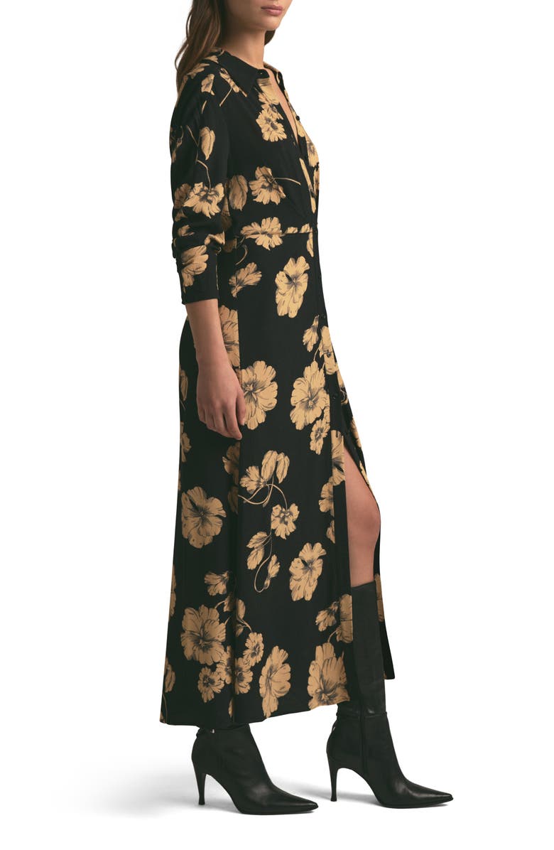 Favorite Daughter The Icon Floral Print Long Sleeve Shirtdress, Alternate, color, 