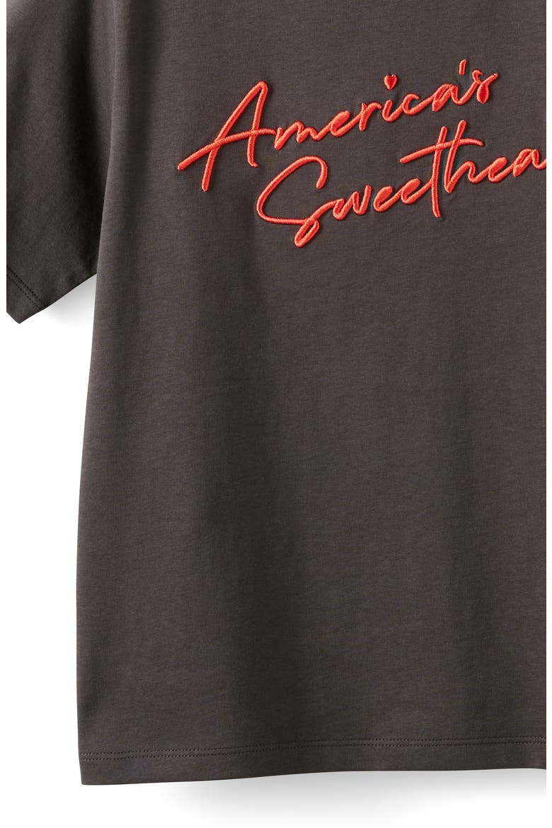 Kid's Essential Short Sleeve Graphic Tee, Alternate, color, Phantom America S Sweetheart