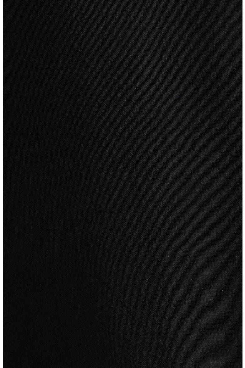 Depsona Twisted Mock Neck Silk Top, Alternate, color, BLACK