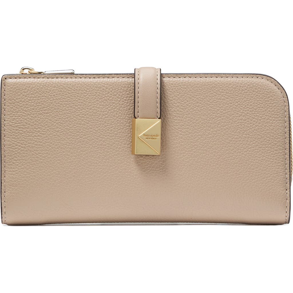 Kate Spade New York Deco Pebbled Leather Zip Wallet