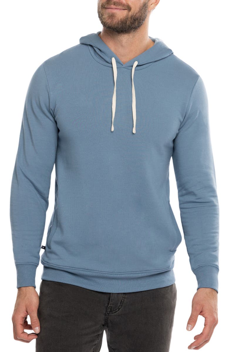 TravisMathew Cloud Hoodie, Main, color, Copen Blue