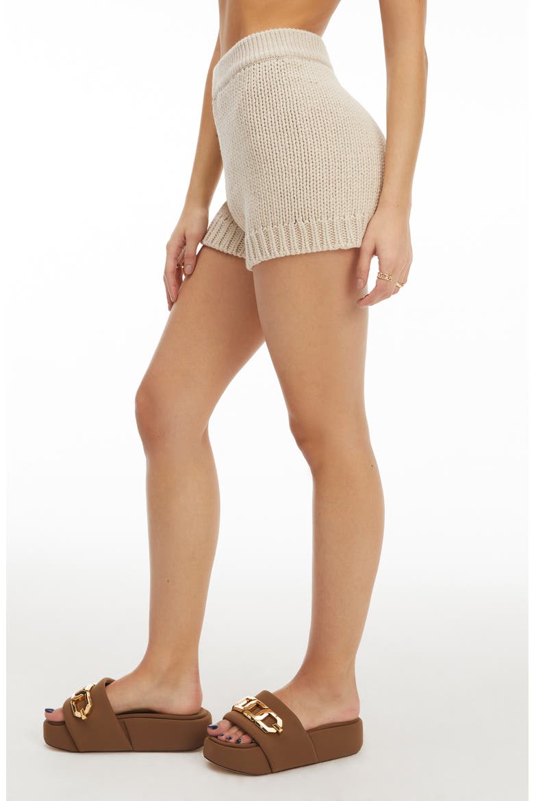 Chunky Sweater Shorts, Alternate, color, PEYOTE001