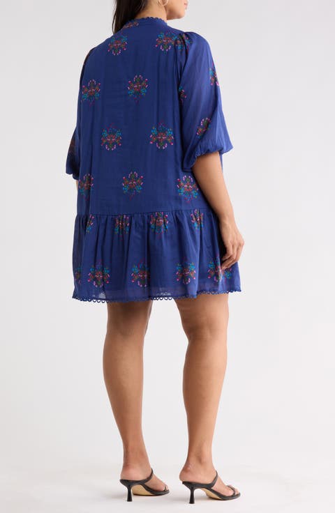 Yamila Ruffle Minidress
