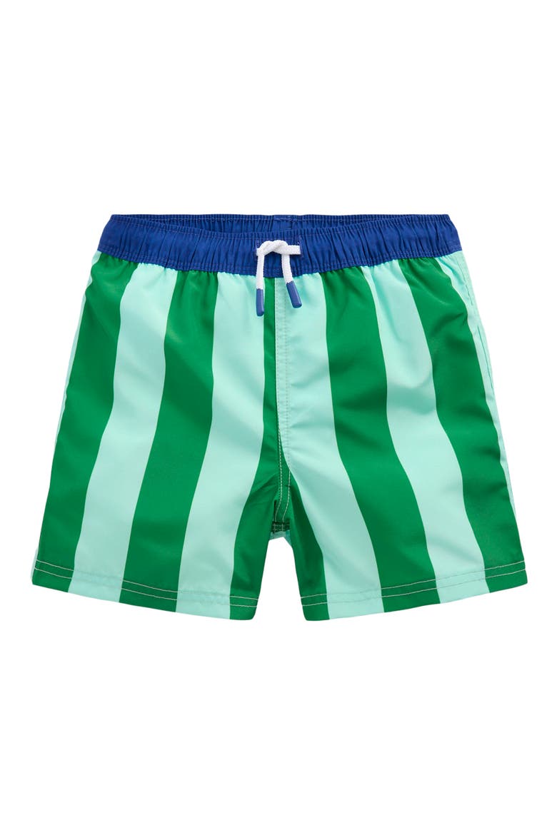 Kids' Contrast Stripe Swim Trunks, Main, color, CONTRAST STRIPE