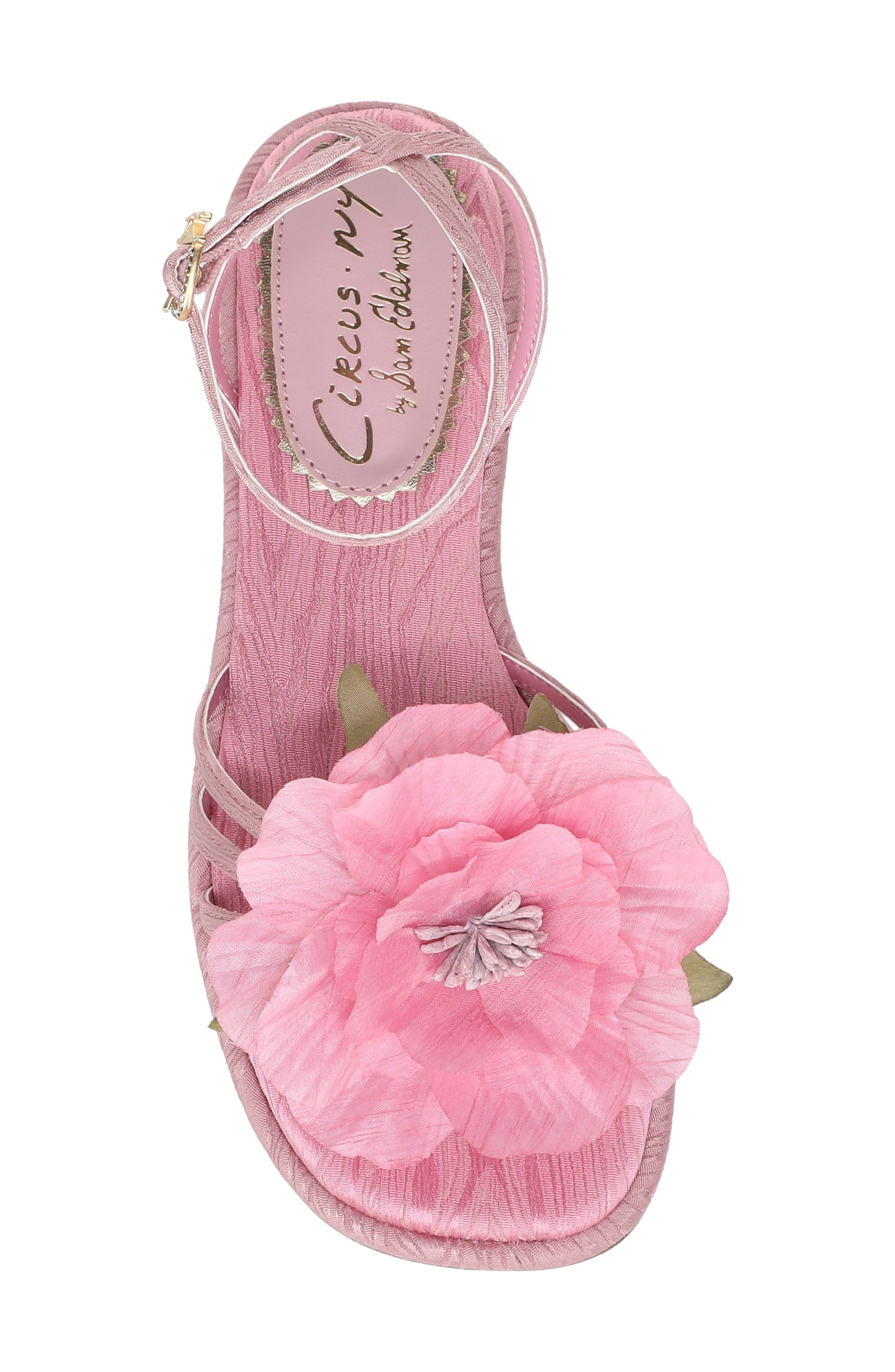 Circus NY by Sam Edelman Olana Flower Sandal, Alternate, color, Rosette Blush/ Pink Prism
