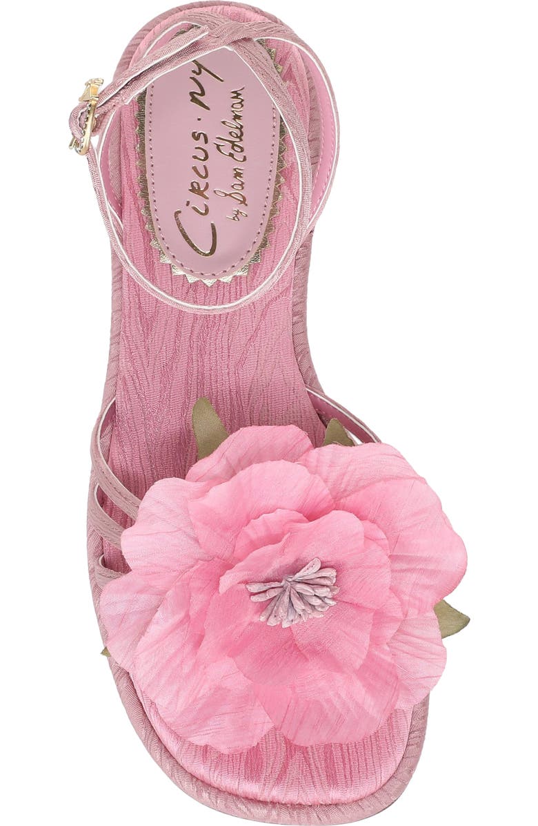 Circus NY by Sam Edelman Olana Flower Sandal, Alternate, color, Rosette Blush/ Pink Prism