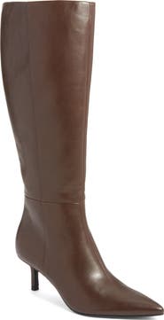 Open Edit Elara Pointed Toe Knee High Boot