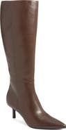 Open Edit Elara Pointed Toe Knee High Boot
