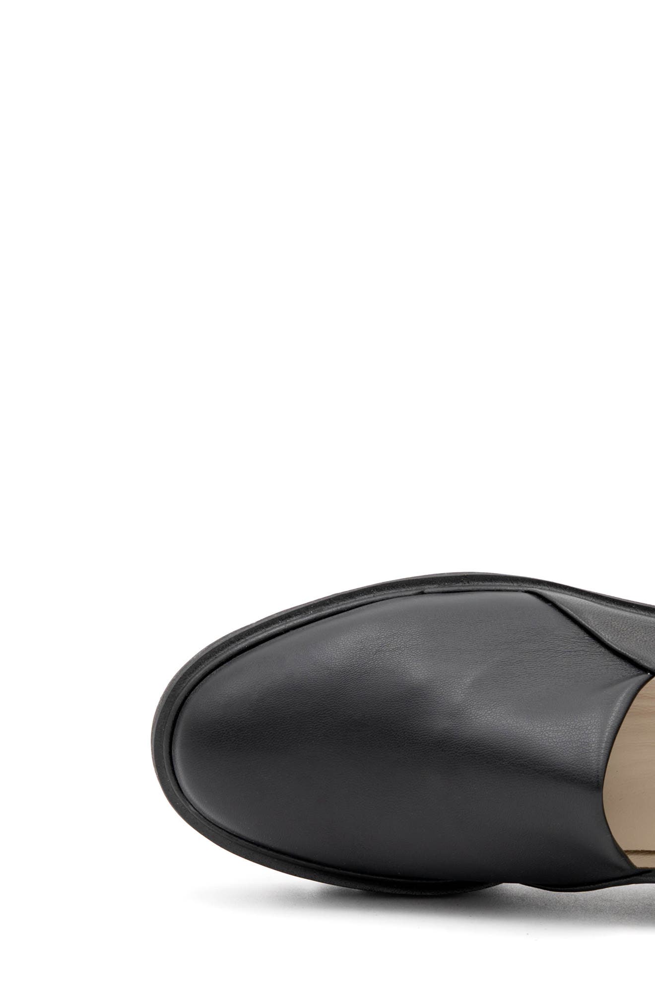 Amalfi by Rangoni Enfasi Platform Wedge Loafer, Alternate, color, Black Harley Black Parmasoft