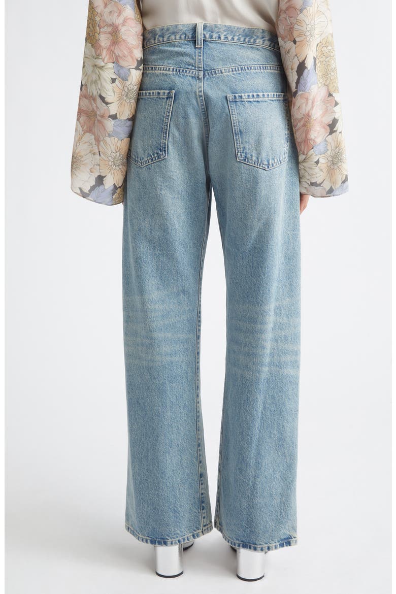 Straight Leg Jeans, Alternate, color, ICE BLUE