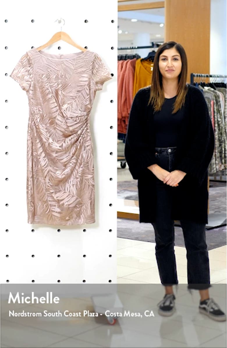 Leaf Soutache Cocktail Dress, sales video thumbnail