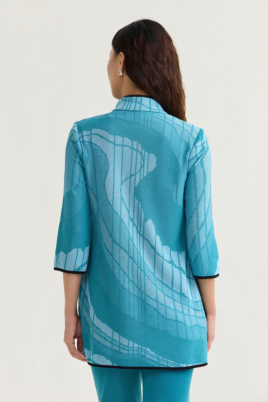 Heritage Geoprint Jacquard Knit Jacket (Women) | Nordstrom