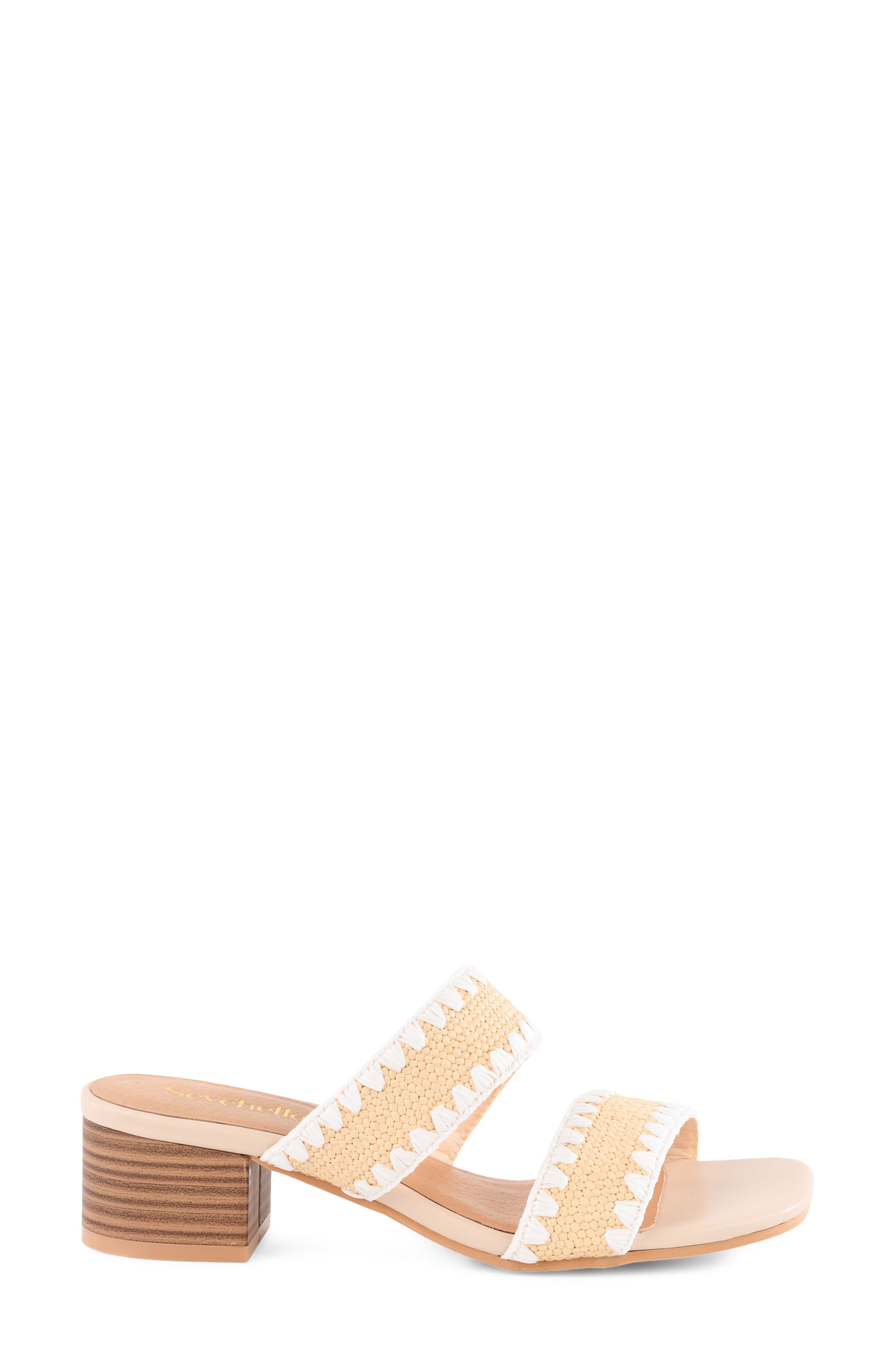 Maui Two-Strap Sandal, Alternate, color, WHITE