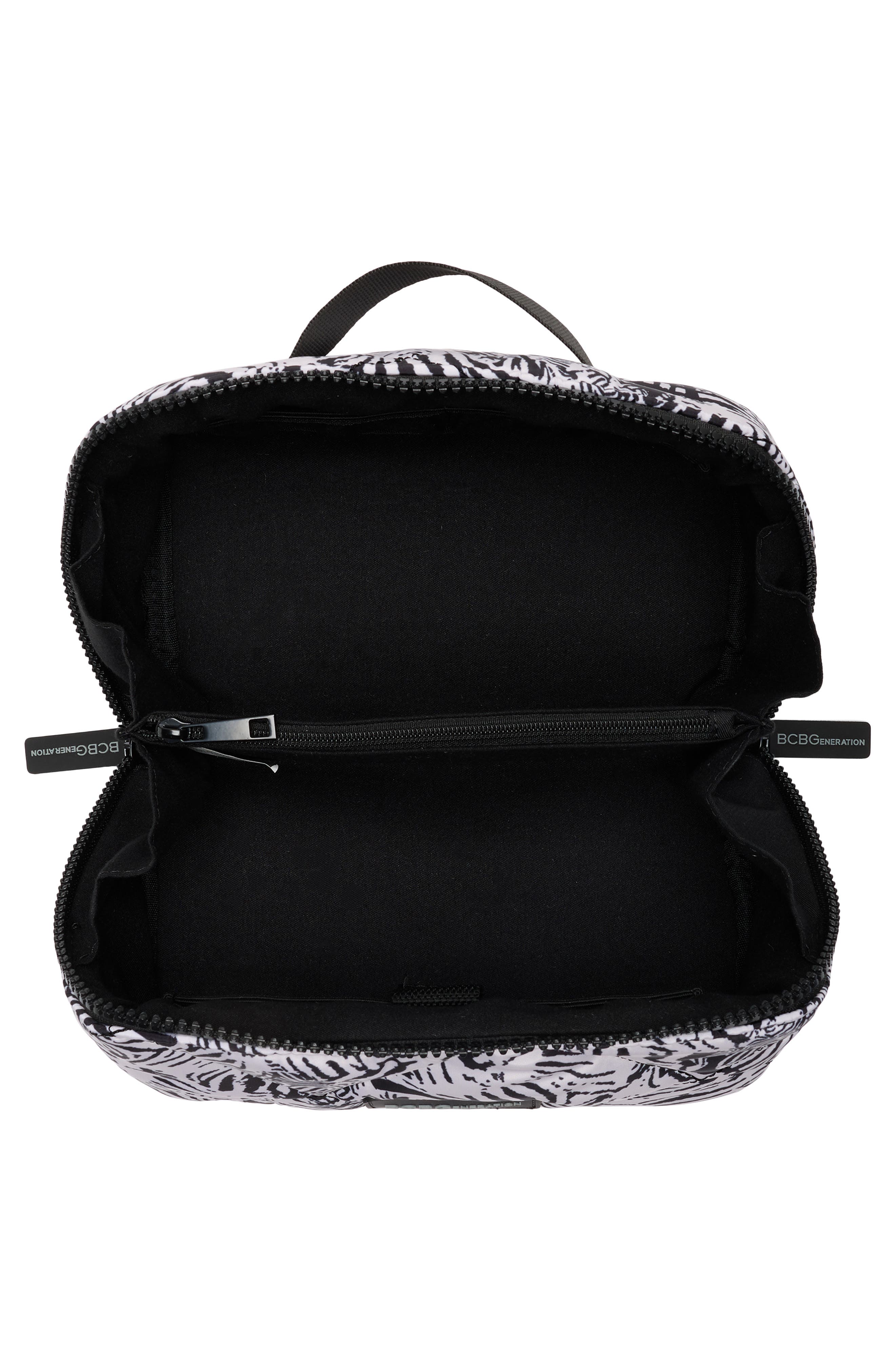 Quilted Fold Out Case, Alternate, color, ZEBRA