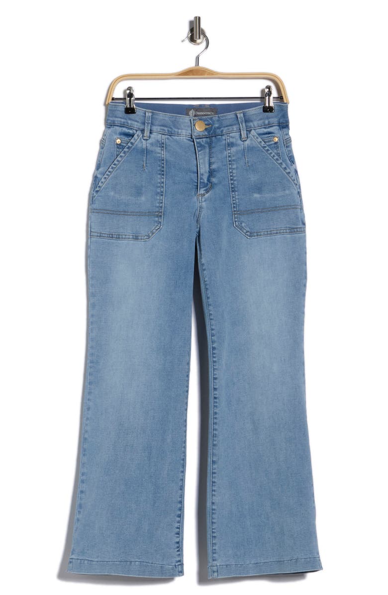 Democracy Porkchop Pocket Jeans, Main, color, Light Wash