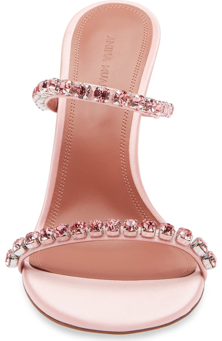 Amina Muaddi Gigi Crystal Strap Sandal, Alternate, color,
