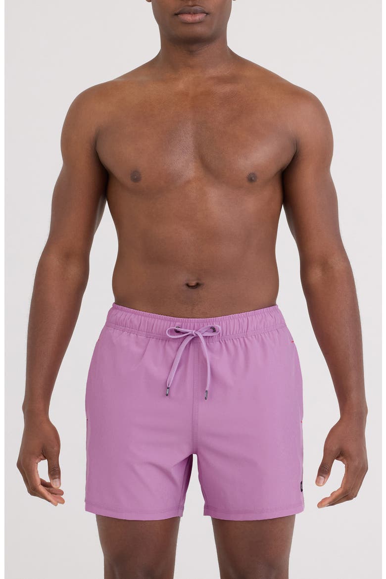 Oh Buoy 2N1 5-Inch Volley Swim Trunks, Main, color, DUSTY LAVENDER