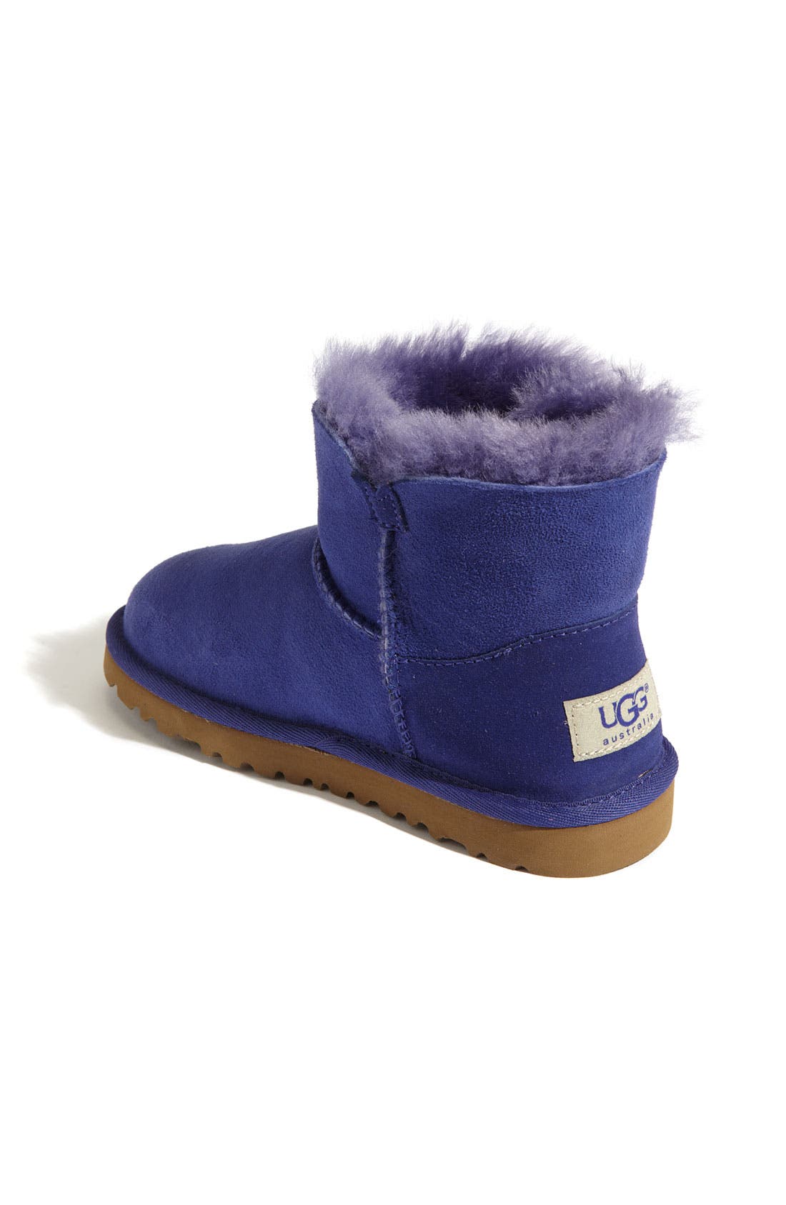 Australia 'Mini Bailey' Button Boot, Alternate, color, BLUEBERRY