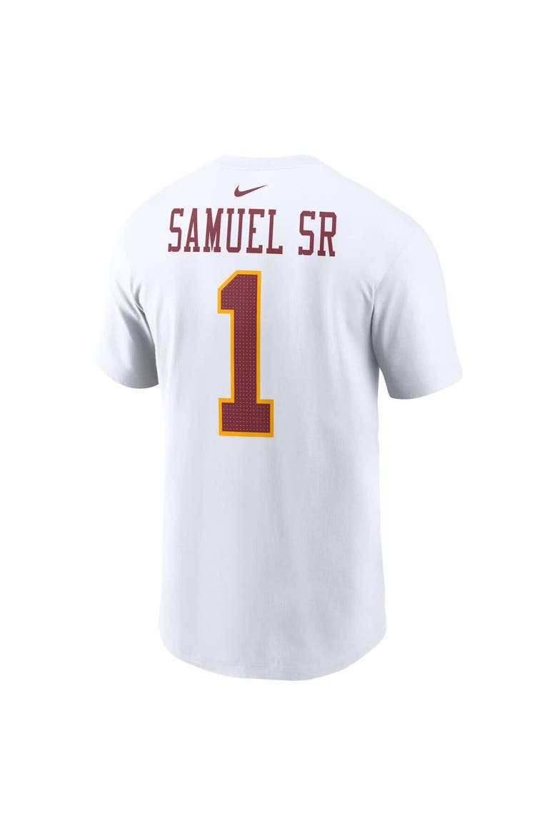 Men's Nike Deebo Samuel Sr White Washington Commanders Player Name & Number T-Shirt, Alternate, color, White