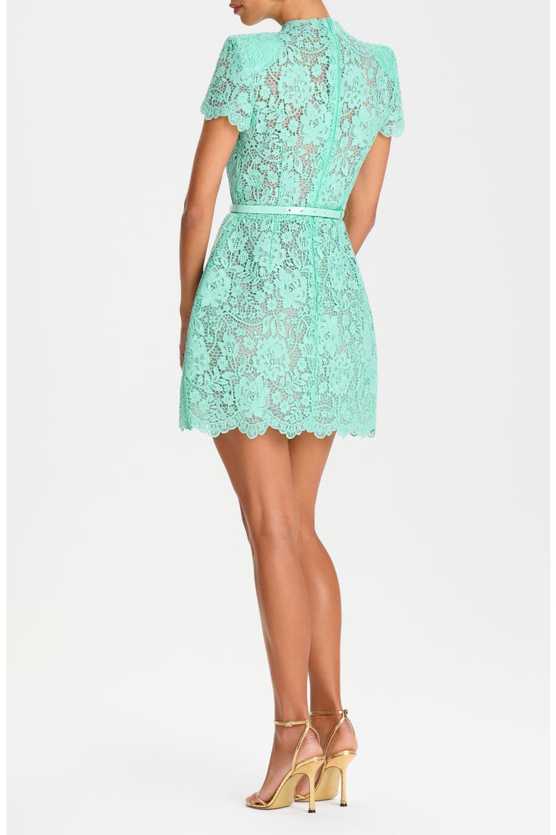 mint lace short dress Mint Beaded Lace Mini Dress XL