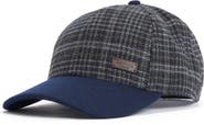 Barbour Clyde Plaid Adjustable Tweed Baseball Cap