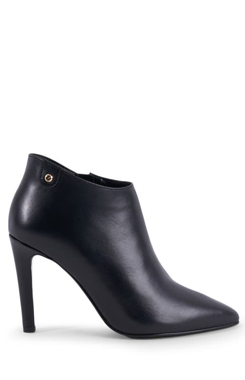 Shop Stinaa.j Ivy Orthopedic Pointed Toe Booties In Black Leather