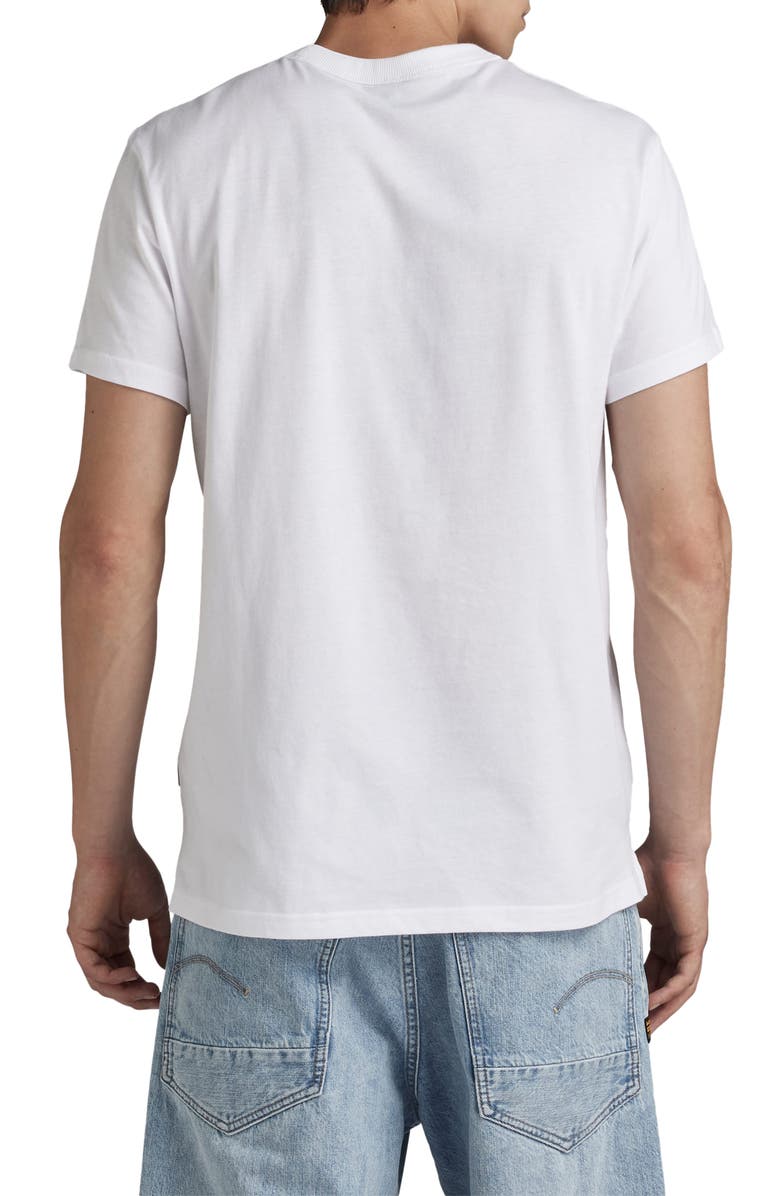 G-STAR Nifous Organic Cotton T-shirt, Alternate, color, White