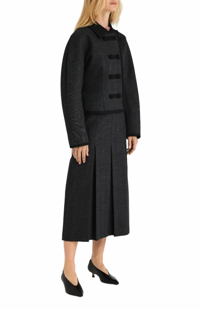 Rebecca Taylor Lucien Jacket, Alternate, color, Charcoal