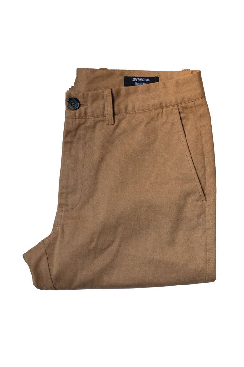 Stretch Chinos Slim Fit, Alternate, color, Tobacco