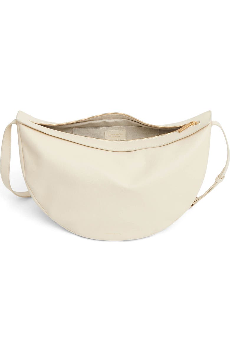 Mansur Gavriel Large Moon Leather Sling Bag, Alternate, color, Jasmine