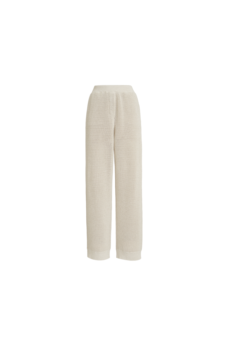 Sparkling net trousers, Alternate, color, Oat