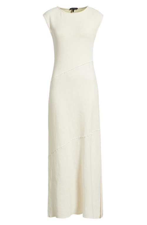 Rag & Bone Lina Cap Sleeve Maxi Dress In Neutral