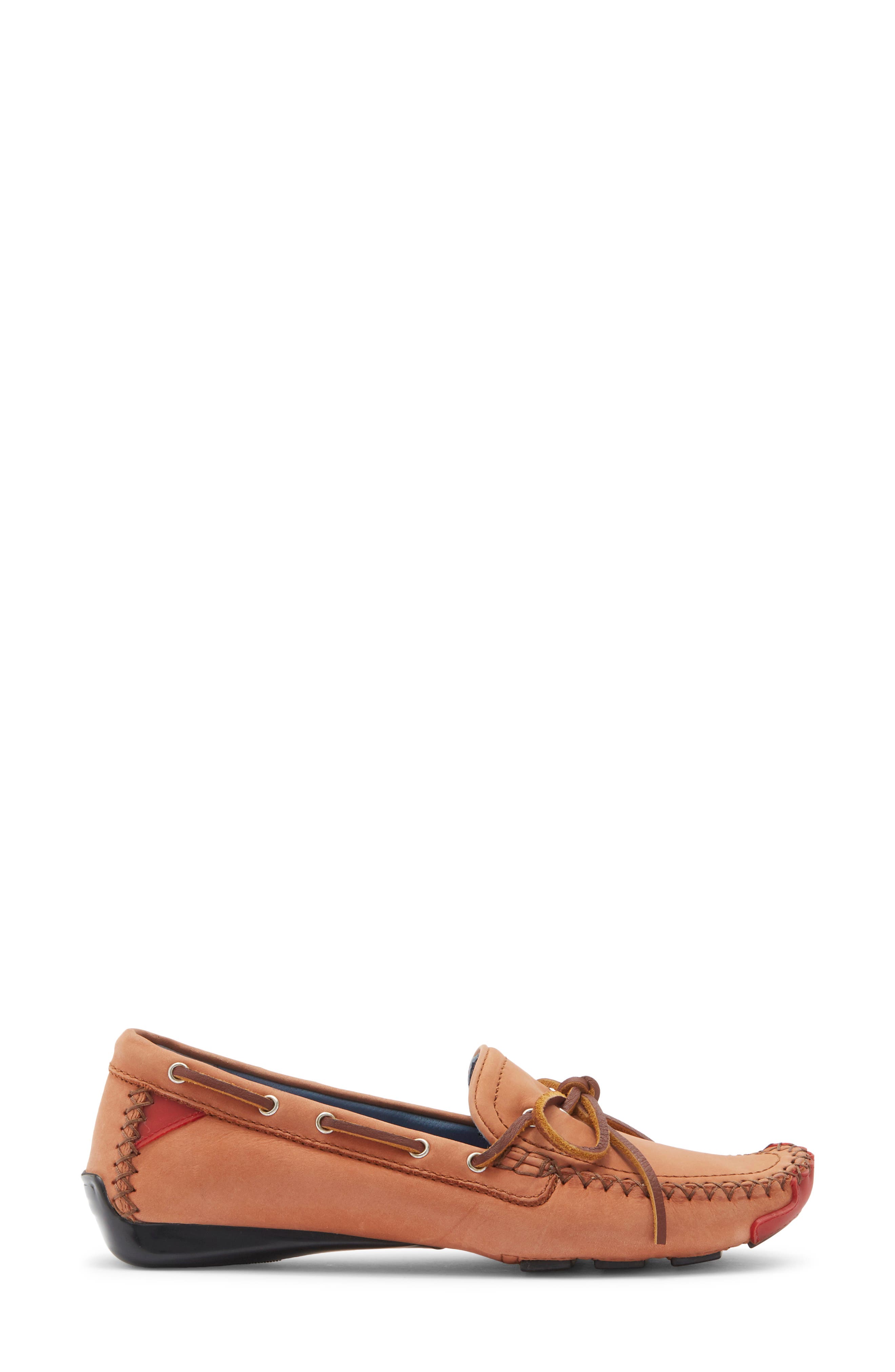 Sedona AquaSilk Loafer, Alternate, color, SADDLE TAN AQUASILK NUBUCK