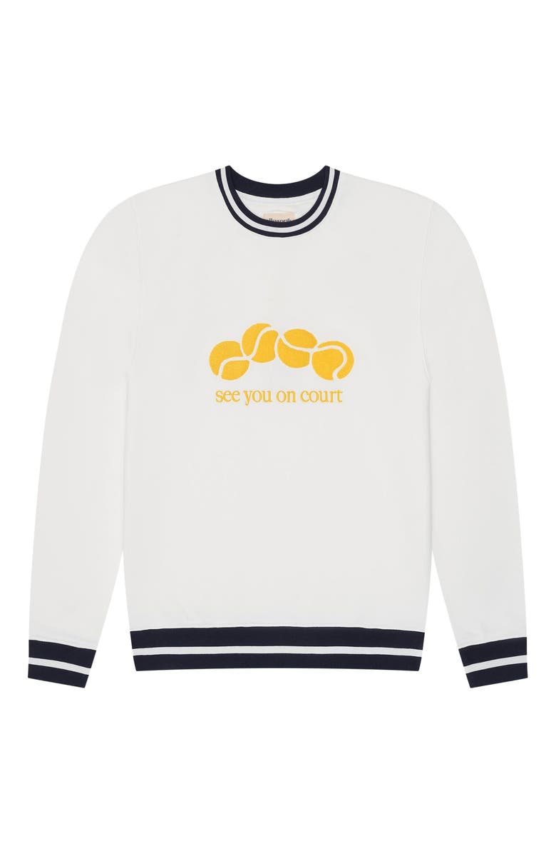 Ellsworth + Ivey Elle Women's Sweatshirt - See You On Court, Main, color, 