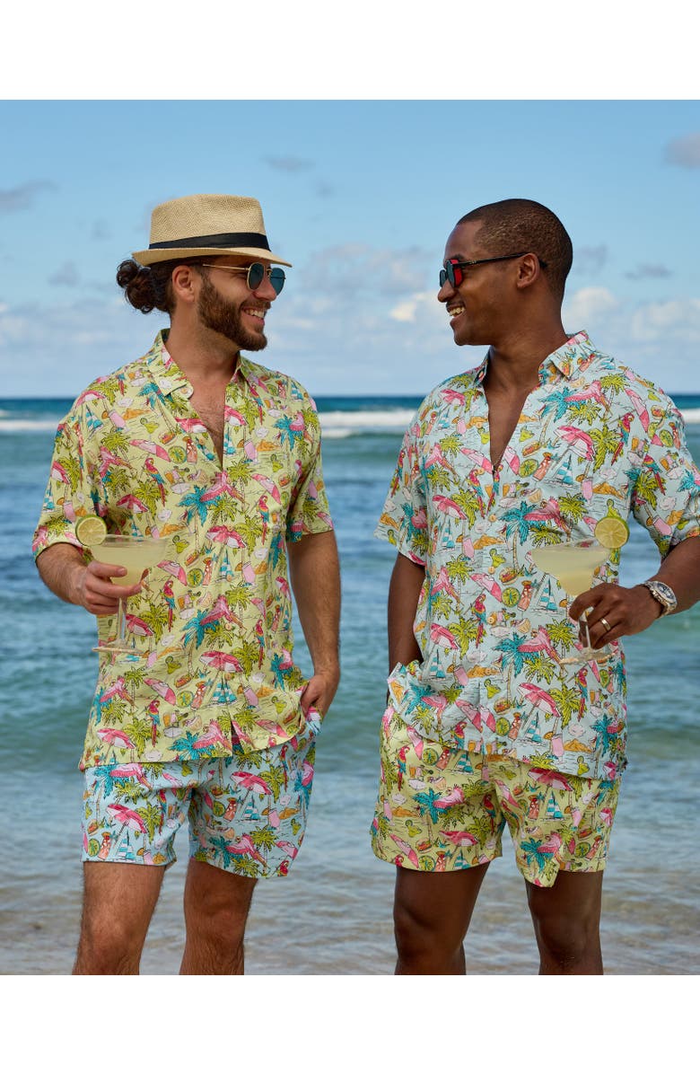 Kenny Flowers Margaritaville by Kenny Flowers - Welcome to Margaritaville - Lime - Short Sleeve Shirt, Alternate, color, Green