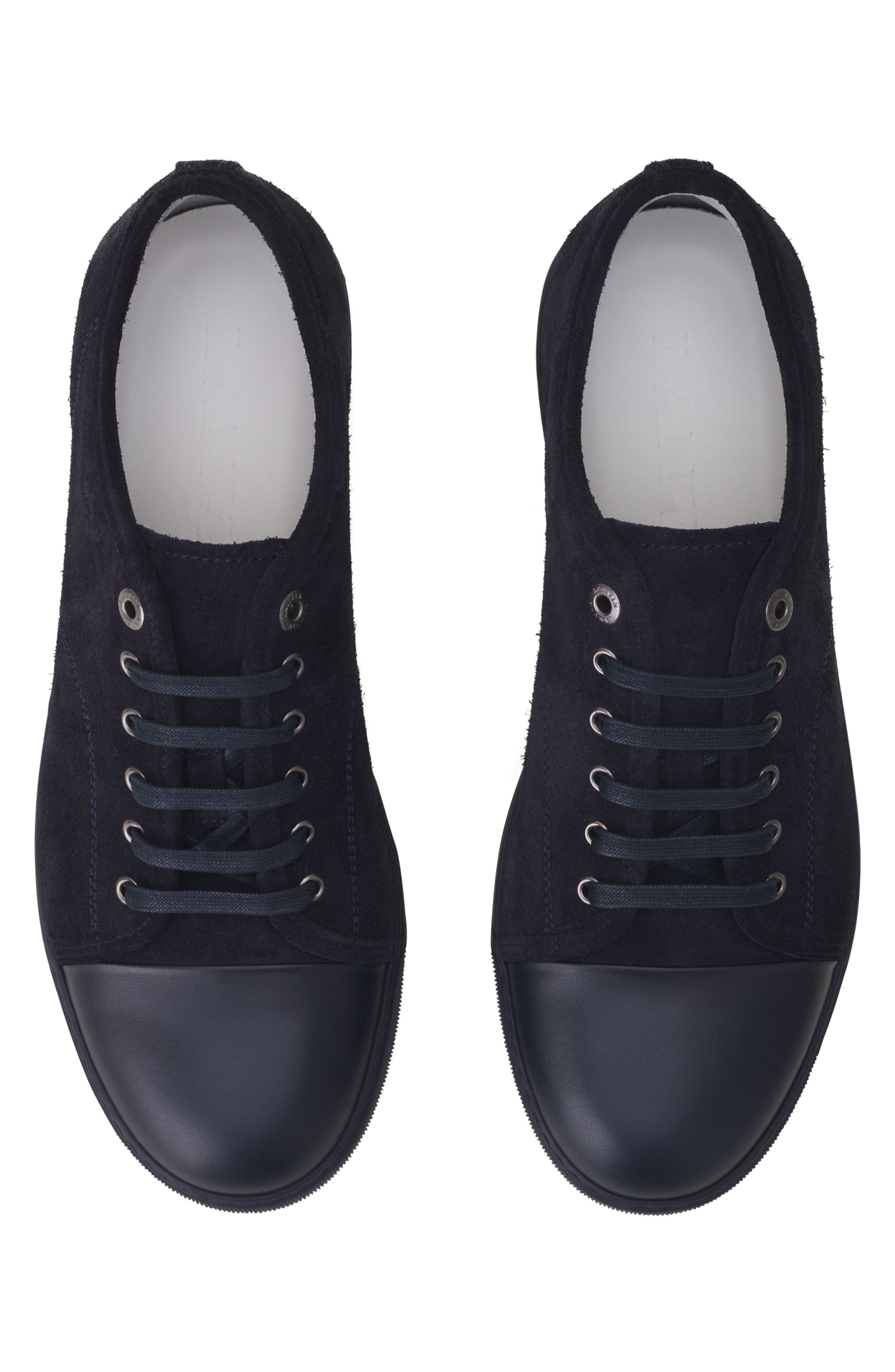 DBB1 Leather And Suede Sneakers, Alternate, color, Black Navy