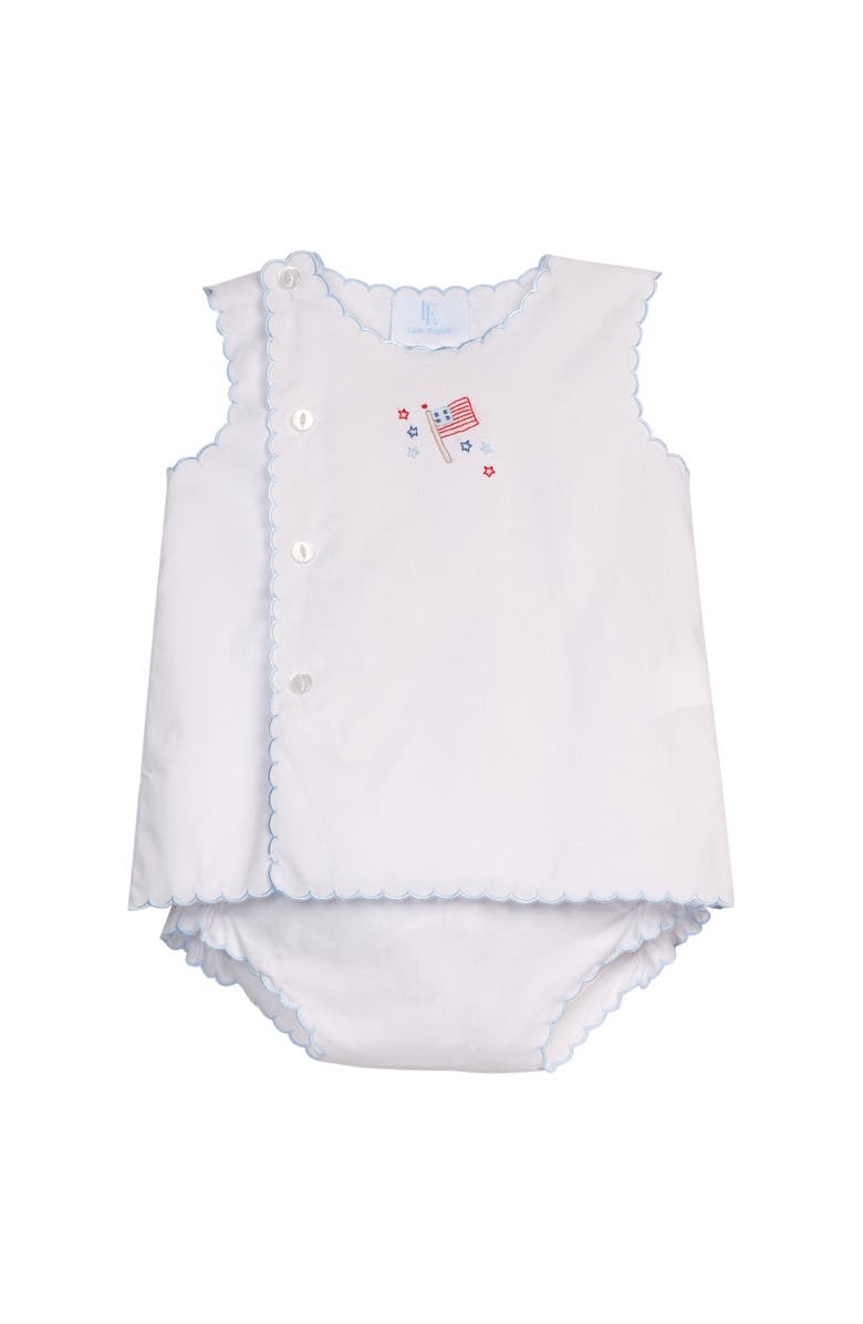 Little English Sleeveless Davis Day Set, Main, color, Flags