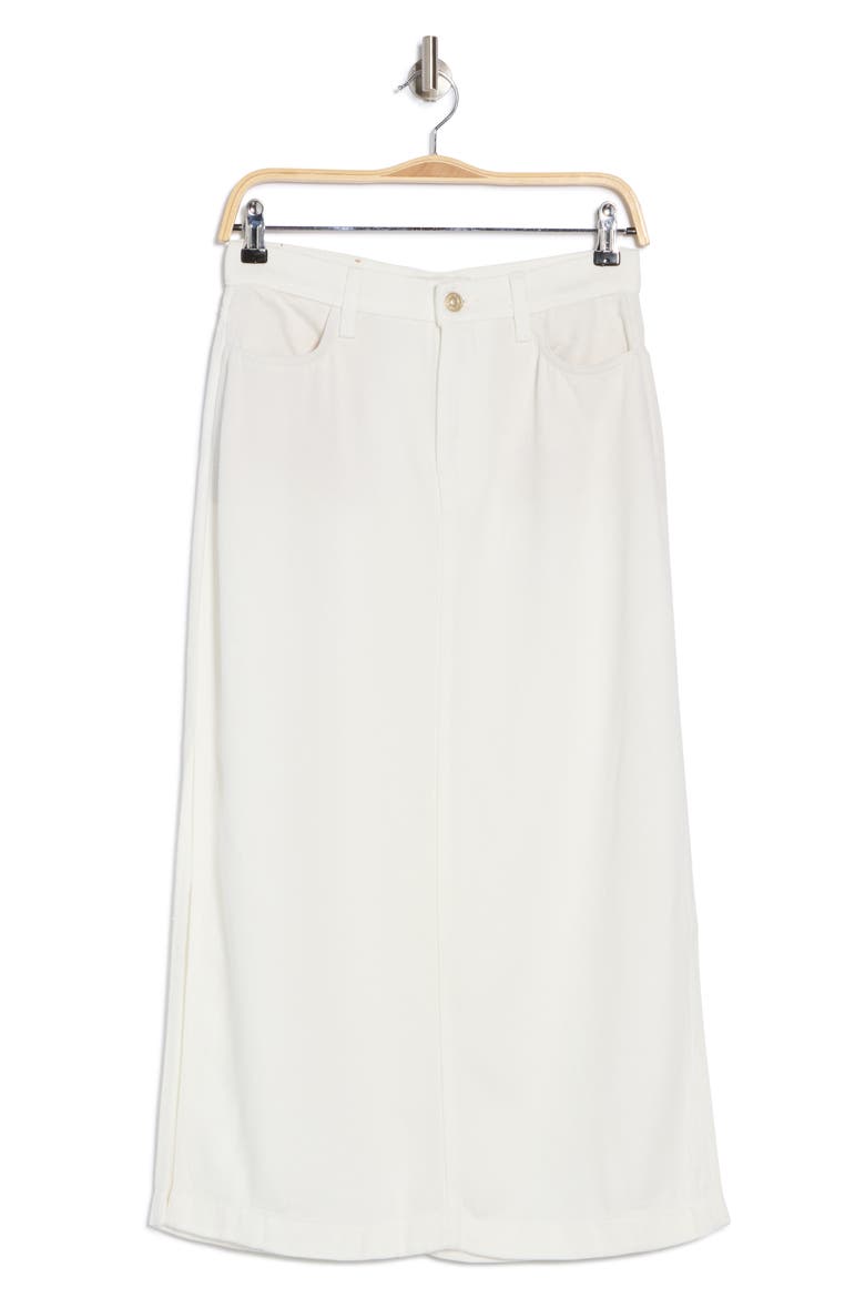 Midi Denim Skirt, Alternate, color, SUNNY