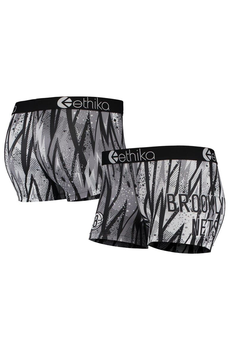 Ethika Women's Ethika Black Brooklyn Nets Classic Staple Underwear, Alternate, color, 
