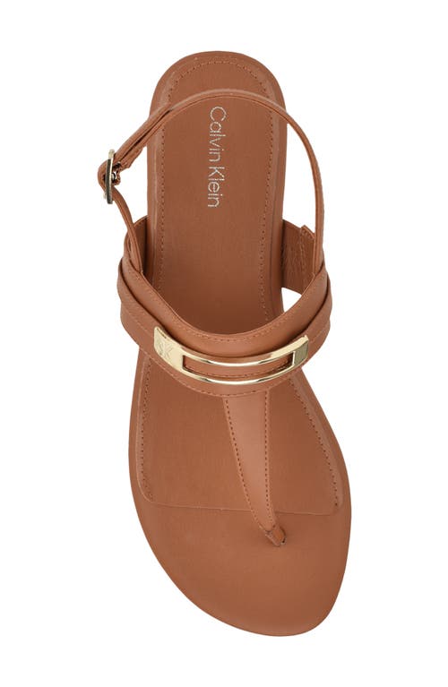 Calvin Klein Bettia Slingback Sandal In Brown