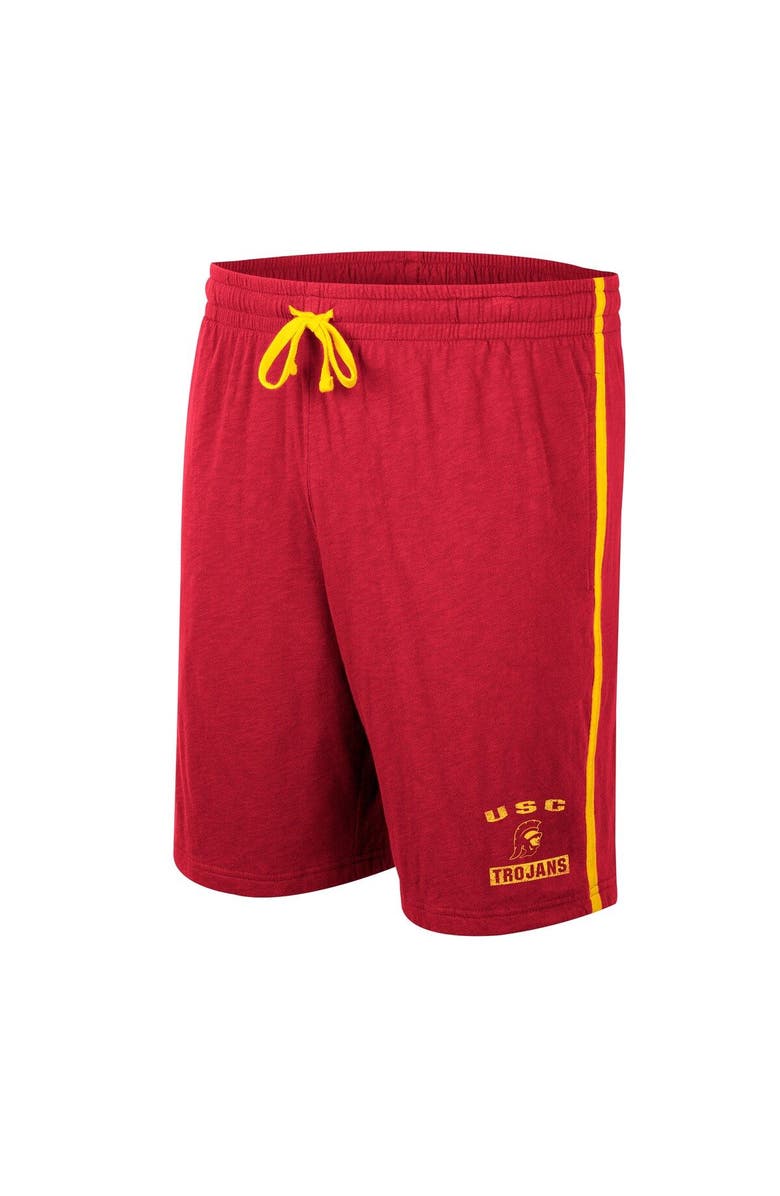 COLOSSEUM Men's Colosseum Cardinal USC Trojans Thunder Slub Shorts, Alternate, color, 