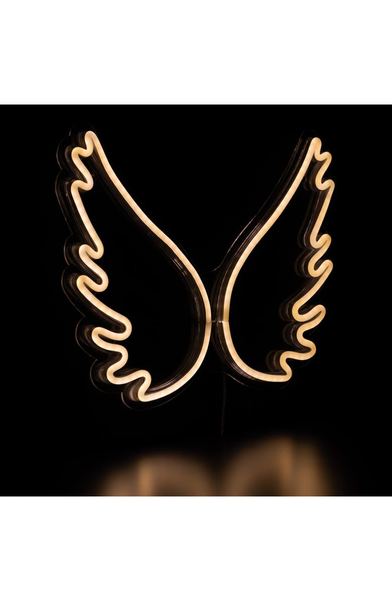 Northlight LED Angel Wings Neon Lighted Christmas Decoration - 17.5", Alternate, color, 