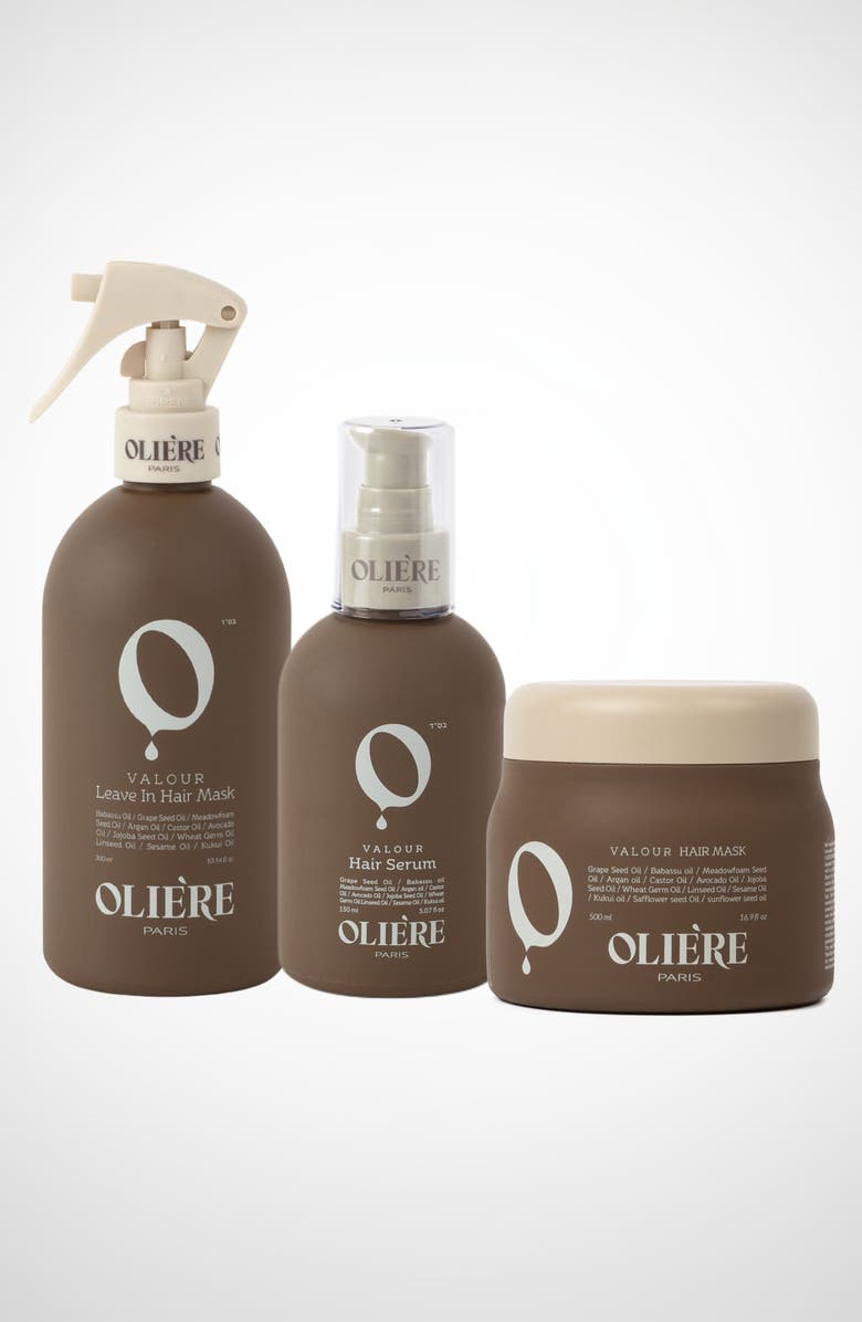 Oliere Paris Valour Repair & Shine Hair Care Trio, Main, color, NO COLOR