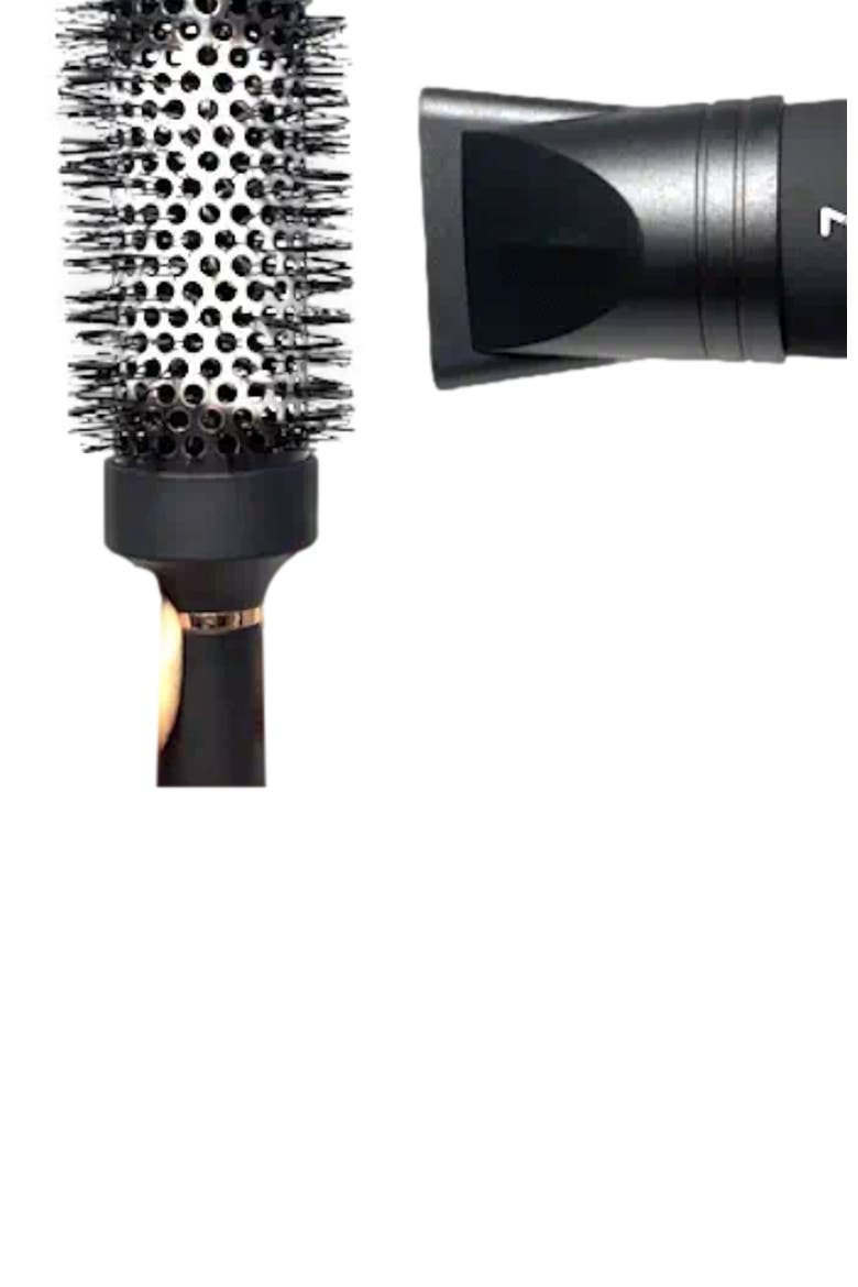 Ionic Round Brush, Alternate, color, Black