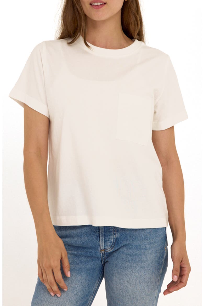 Beth Essential Organic Cotton T-Shirt, Main, color, WHITE