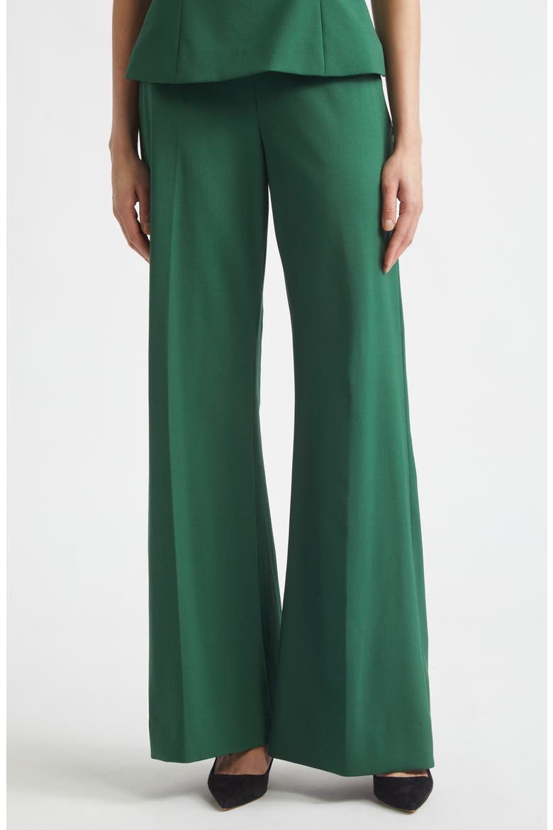 Diane High Waist Wide Leg Pants, Main, color, RACING GREEN