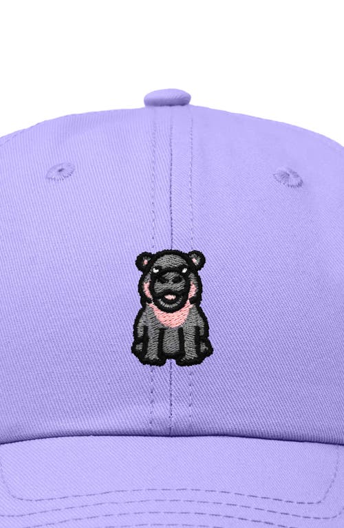 DALIX DALIX HIPPO EMBROIDERED ADJUSTABLE HAT