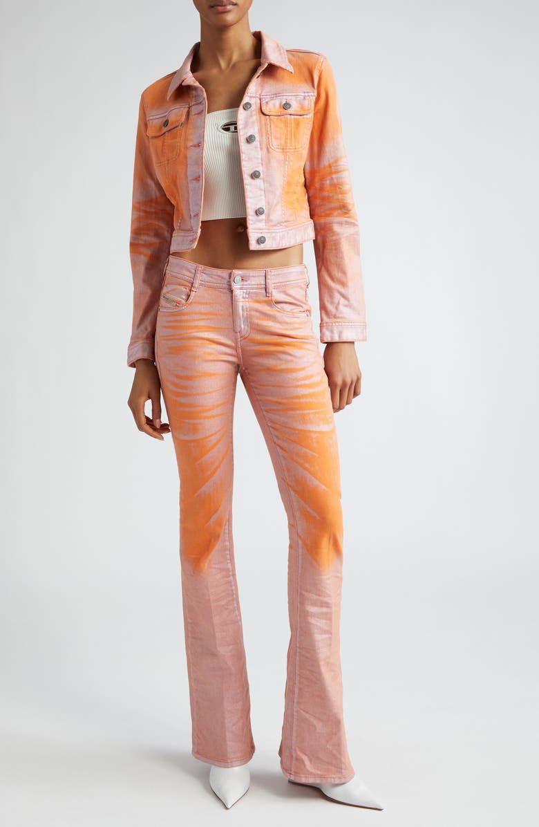 DIESEL<sup>®</sup> De-Slimmy Coated Denim Jacket, Alternate, color, 