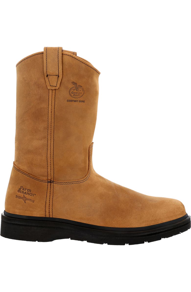 Georgia Boot Farm And Ranch Pull On Work Boot, Main, color, Mississippi Tan