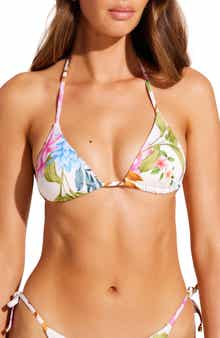 Vitamin A® Gia Floral Triangle Bikini Top